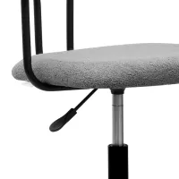 Fotoliu de birou DecoPrim Eris Placaj / Light Gray Black photo 4
