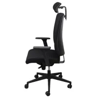 Fotoliu de birou DecoPrim Salvio M095A Placaj / Black photo 2