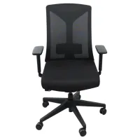 Fotoliu de birou DecoPrim Foden CF (8001B) Placaj / Black photo 3