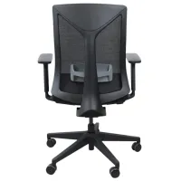 Fotoliu de birou DecoPrim Foden CF (8001B) Placaj / Black photo 4