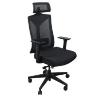 Офисное кресло DecoPrim Foden HB (8001A) Фанера / Черный 
