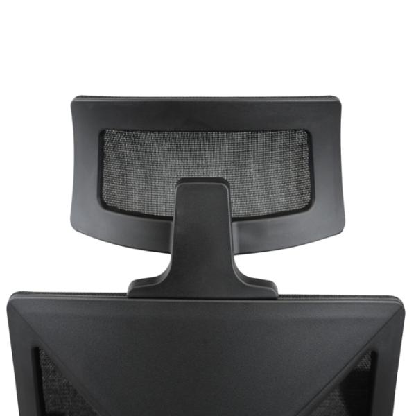 Fotoliu de birou DecoPrim Foden HB (8001A) Placaj / Black  photo 6