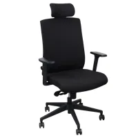 Fotoliu de birou DecoPrim Linea M068A Placaj / Black 