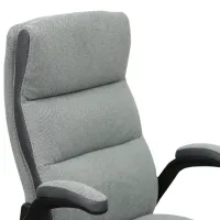 Fotoliu de birou DecoPrim Flod Placaj / Gray Black photo 3