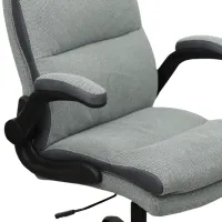 Fotoliu de birou DecoPrim Flod Placaj / Gray Black photo 4