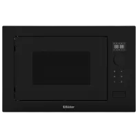Cuptor cu microunde Backer RIKI 925 SN MATT BL Încorporabil / 900 W / Black
