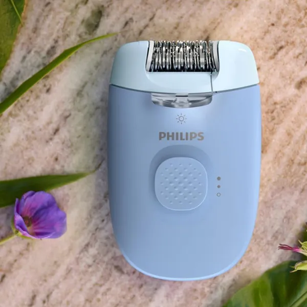 Epilator Philips BRE247/00 Uscată / Light blue Blue photo 8