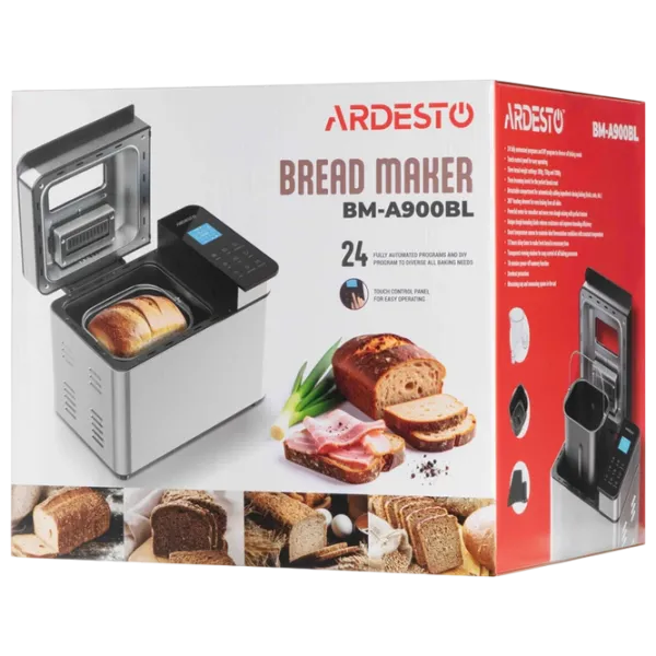 Cuptor pentru pâine Ardesto BM-A900BL 650 W / Black Gray photo 6