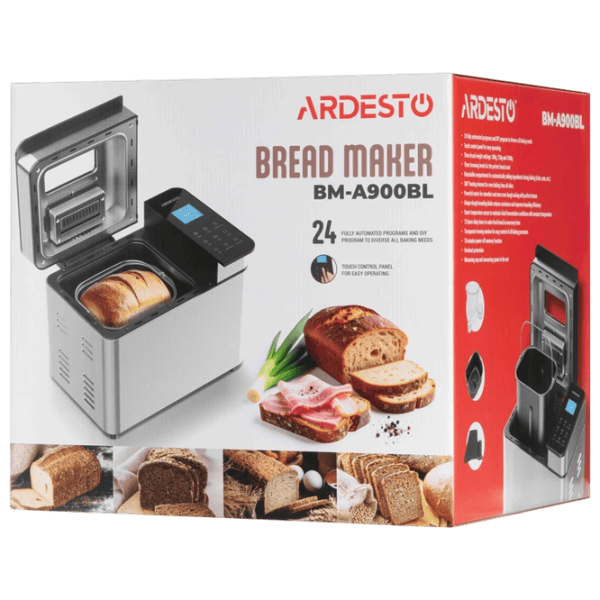 Cuptor pentru pâine Ardesto BM-A900BL 650 W / Black Gray photo 6
