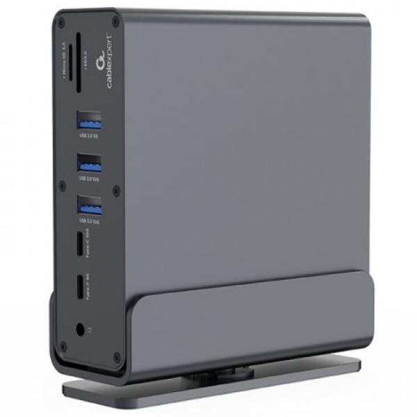 Адаптер Gembird A-CF-COMBO15-01 USB Type-C / Серый photo 2