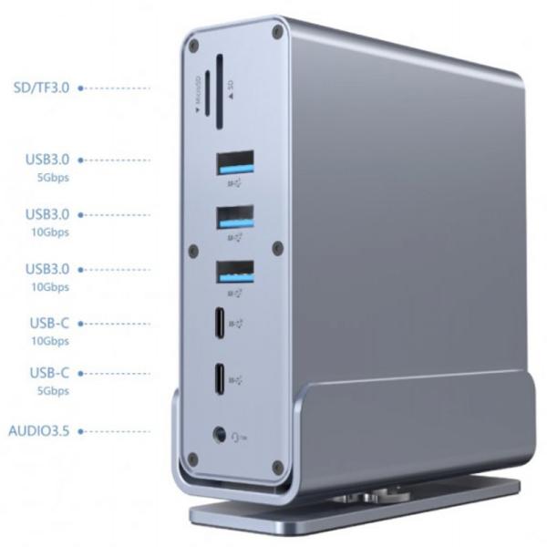 Адаптер Gembird A-CF-COMBO15-01 USB Type-C / Серый photo 6