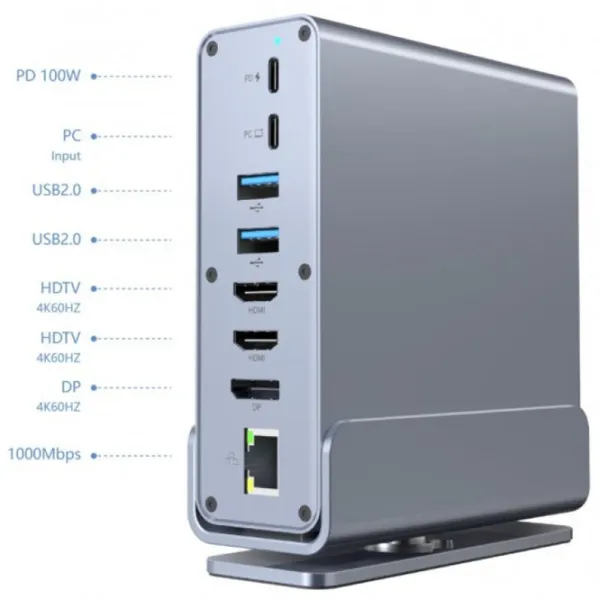 Адаптер Gembird A-CF-COMBO15-01 USB Type-C / Серый photo 7