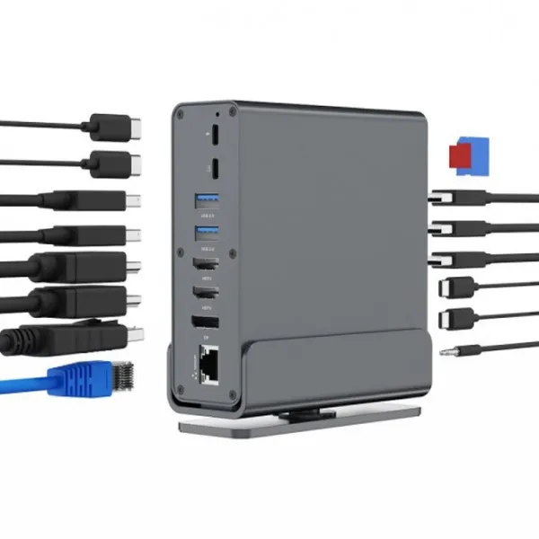 Адаптер Gembird A-CF-COMBO15-01 USB Type-C / Серый photo 8