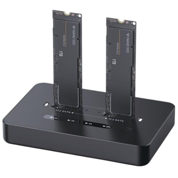 Док-станция Gembird SATA & NVME USB Type-C / Черный photo 2