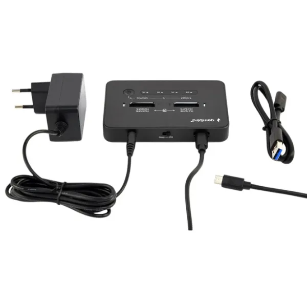 Док-станция Gembird SATA & NVME USB Type-C / Черный photo 4