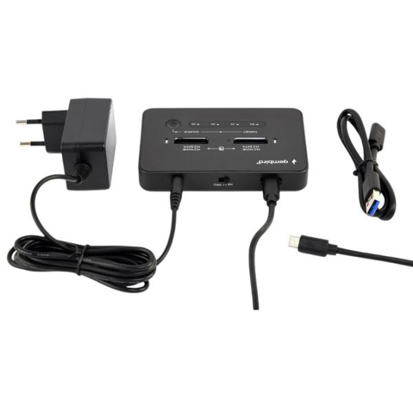 Док-станция Gembird SATA & NVME USB Type-C / Черный photo 4