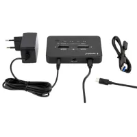 Dock-stație Gembird SATA & NVME USB Type-C / Black photo 4