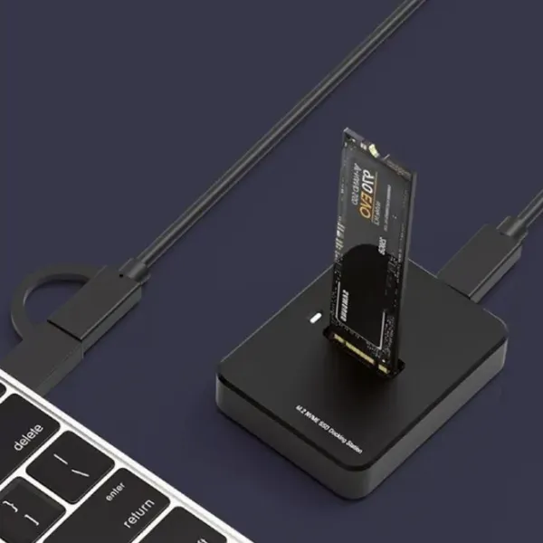 Док-станция Gembird DD-U3M2 USB Type-C / Черный photo 5