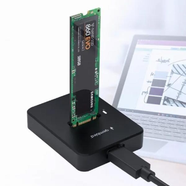 Док-станция Gembird DD-U3M2 USB Type-C / Черный photo 7