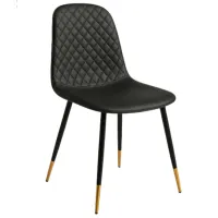 Scaun de bucătărie Viconi Zen Catifea/ Black 