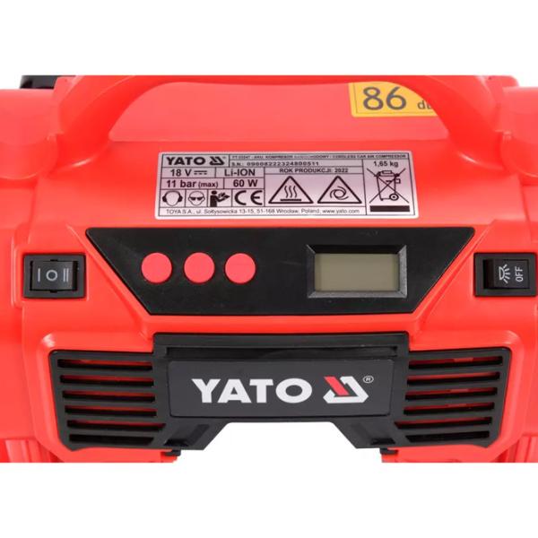 Автомобильный компрессор Yato YT23248 21 л/мин / 11 бар photo 6
