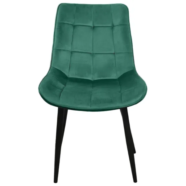 Scaun de bucătărie Viconi Milano Catifea/ Green Black photo 2