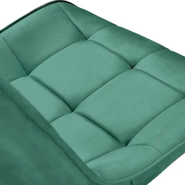 Scaun de bucătărie Viconi Milano Catifea/ Green Black photo 6