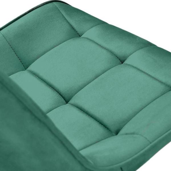Scaun de bucătărie Viconi Milano Catifea/ Green Black photo 6