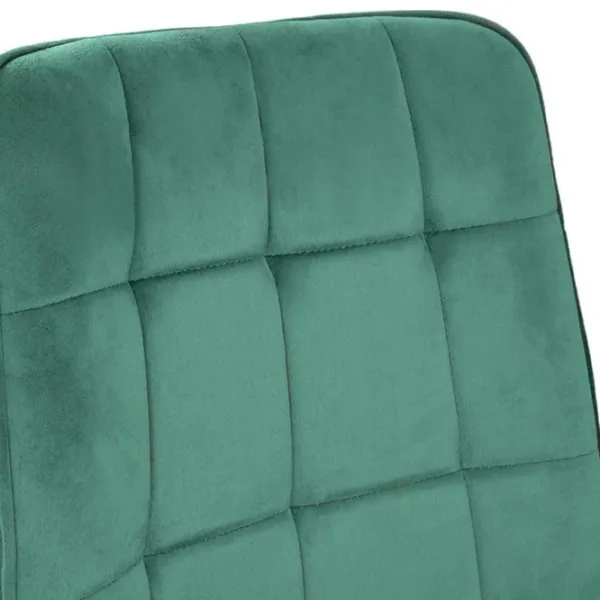 Scaun de bucătărie Viconi Milano Catifea/ Green Black photo 7