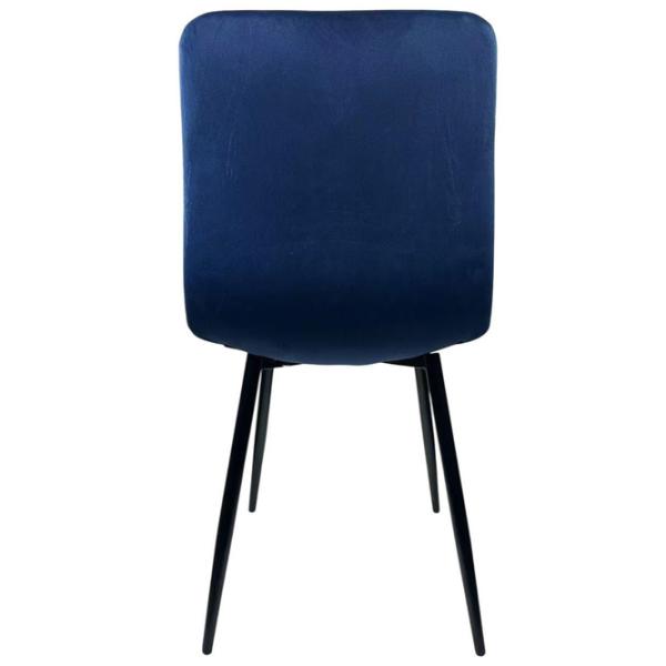 Scaun de bucătărie Viconi Pixel Catifea/ Dark Blue Black photo 4