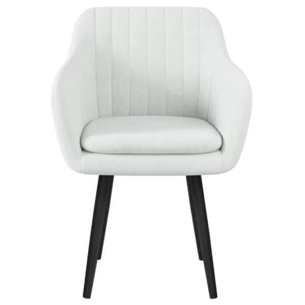 Scaun de bucătărie Viconi Linea Catifea/ White Black photo 1