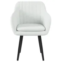 Scaun de bucătărie Viconi Linea Catifea/ White Black