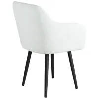 Scaun de bucătărie Viconi Linea Catifea/ White Black photo 2