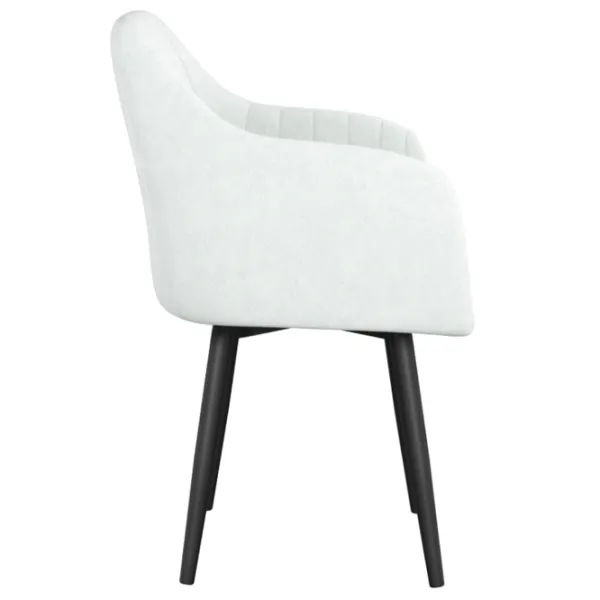 Scaun de bucătărie Viconi Linea Catifea/ White Black photo 3