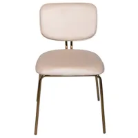 Scaun de bucătărie Viconi Victoria Velur/ Beige Gold