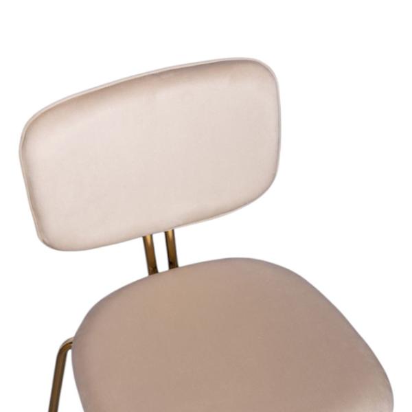 Scaun de bucătărie Viconi Victoria Velur/ Beige Gold photo 3