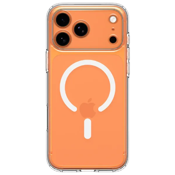 Чехол для смартфона Apple iPhone 17 Pro Spigen / MagSafe Back / ТПУ / Прозрачный Глянцевый белый photo 1