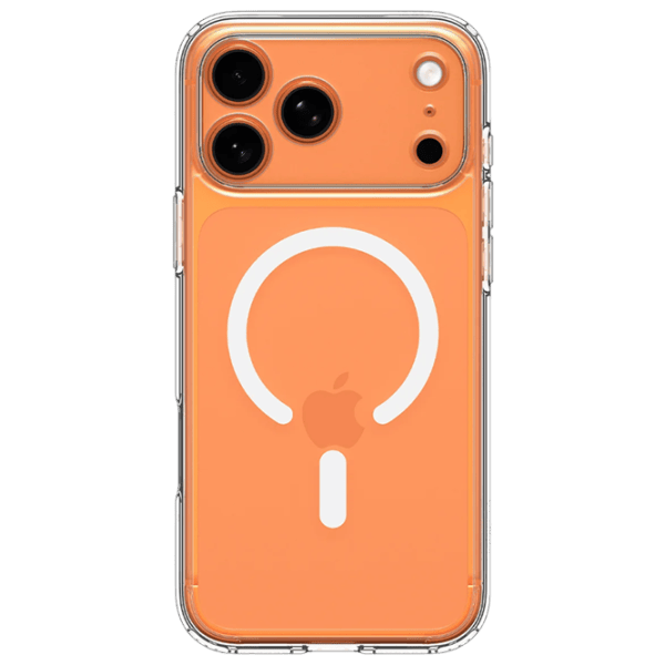 Чехол для смартфона Apple iPhone 17 Pro Spigen / MagSafe Back / ТПУ / Прозрачный Глянцевый белый photo 1