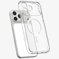 Husă pentru smartphone Apple iPhone 17 Pro Spigen / MagSafe Back / TPU / Transparent Glossy White photo 3