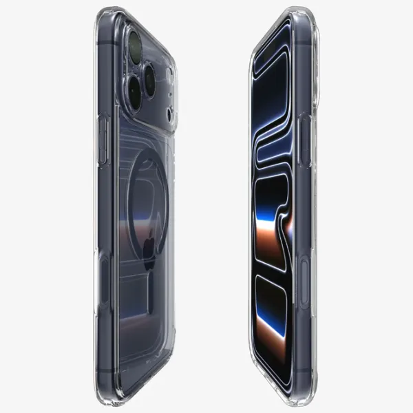 Чехол для смартфона Apple iPhone 17 Pro Spigen / MagSafe Back / ТПУ / Синий Прозрачный photo 5