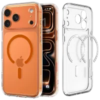 Husă pentru smartphone Apple iPhone 17 Pro Max Spigen / MagSafe Back / PC / Orange Transparent photo 2
