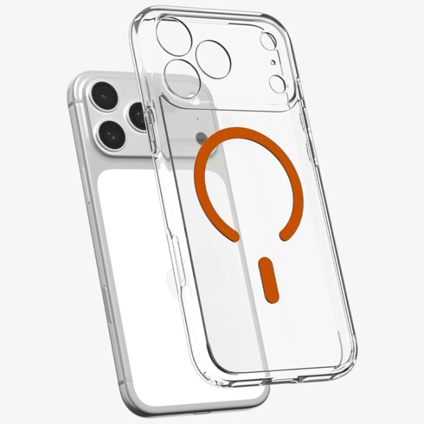 Чехол для смартфона Apple iPhone 17 Pro Max Spigen / MagSafe Back / ПК / Оранжевый Прозрачный photo 3