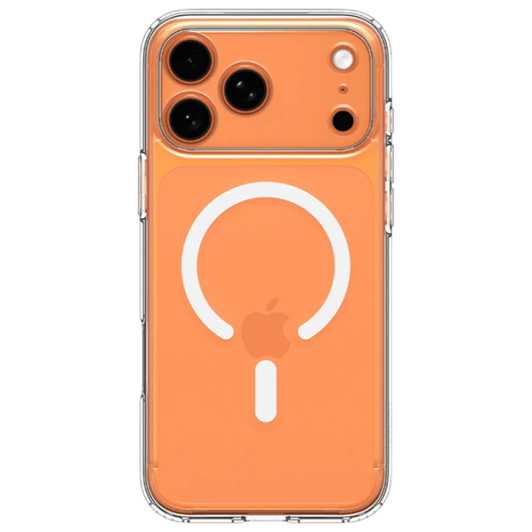 Чехол для смартфона Apple iPhone 17 Pro Max Spigen / MagSafe Back / ТПУ / Прозрачный Глянцевый белый photo 1