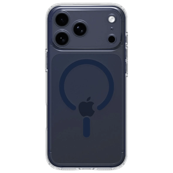 Чехол для смартфона Apple iPhone 17 Pro Max Spigen / MagSafe Back / ТПУ / Синий Прозрачный photo 1