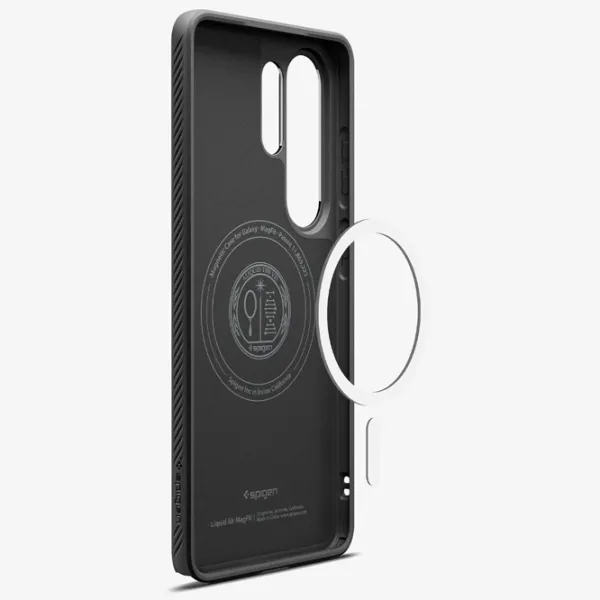 Чехол для смартфона Samsung Galaxy S26 Ultra Spigen / MagSafe Back / ТПУ / Ornament Чёрный матовый photo 4