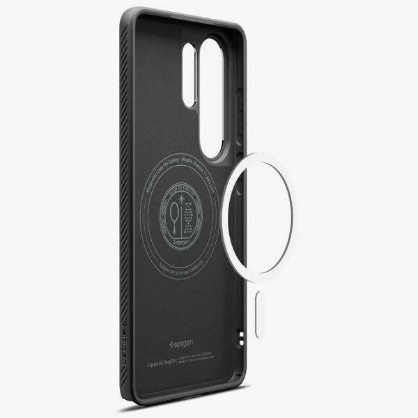 Чехол для смартфона Samsung Galaxy S26 Ultra Spigen / MagSafe Back / ТПУ / Ornament Чёрный матовый photo 4