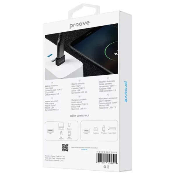 Адаптер Proove Extension USB / Черный photo 6