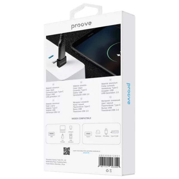 Адаптер Proove Extension USB / Черный photo 6