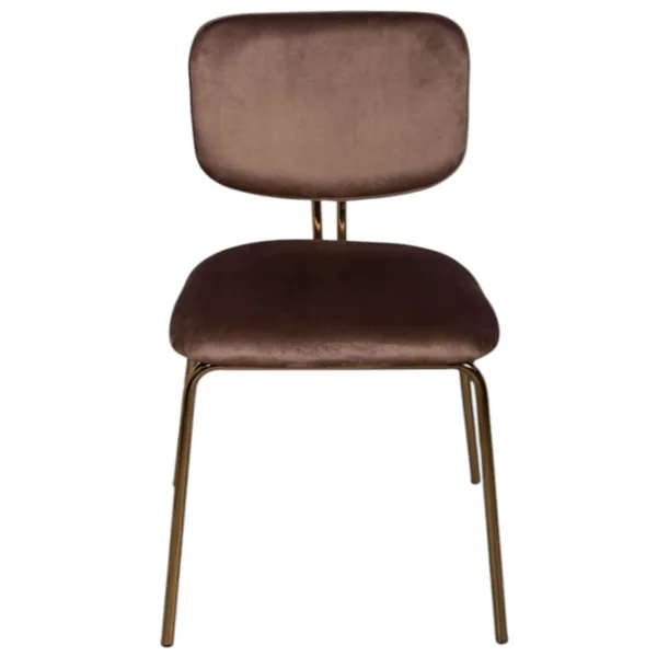 Scaun de bucătărie Viconi Victoria Velur/ Brown  photo 1