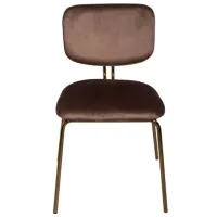 Scaun de bucătărie Viconi Victoria Velur/ Brown 